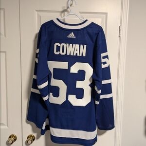 Toronto Maple Leafs Cowan #53 Adidas Jersey - Size 54 (XL) BNWOT